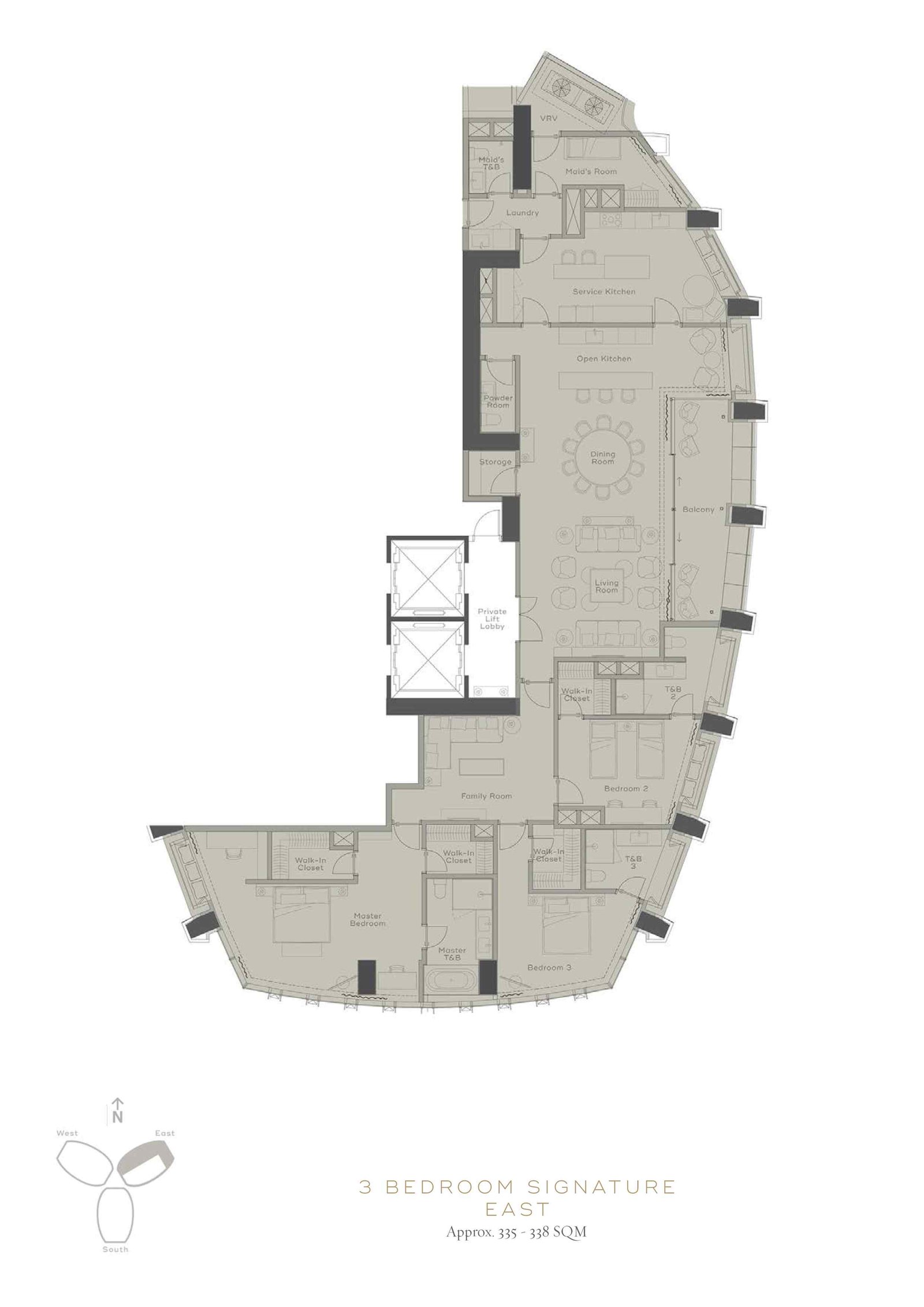 3BR Signature East